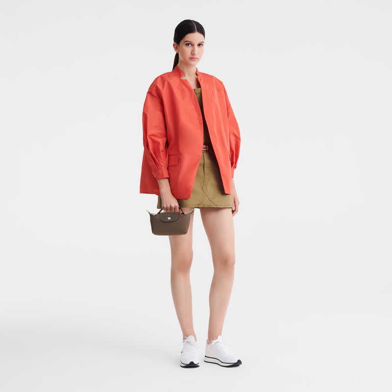 Le Pliage Green Mini El Çantası Terrakota (Çapraz Askılı)