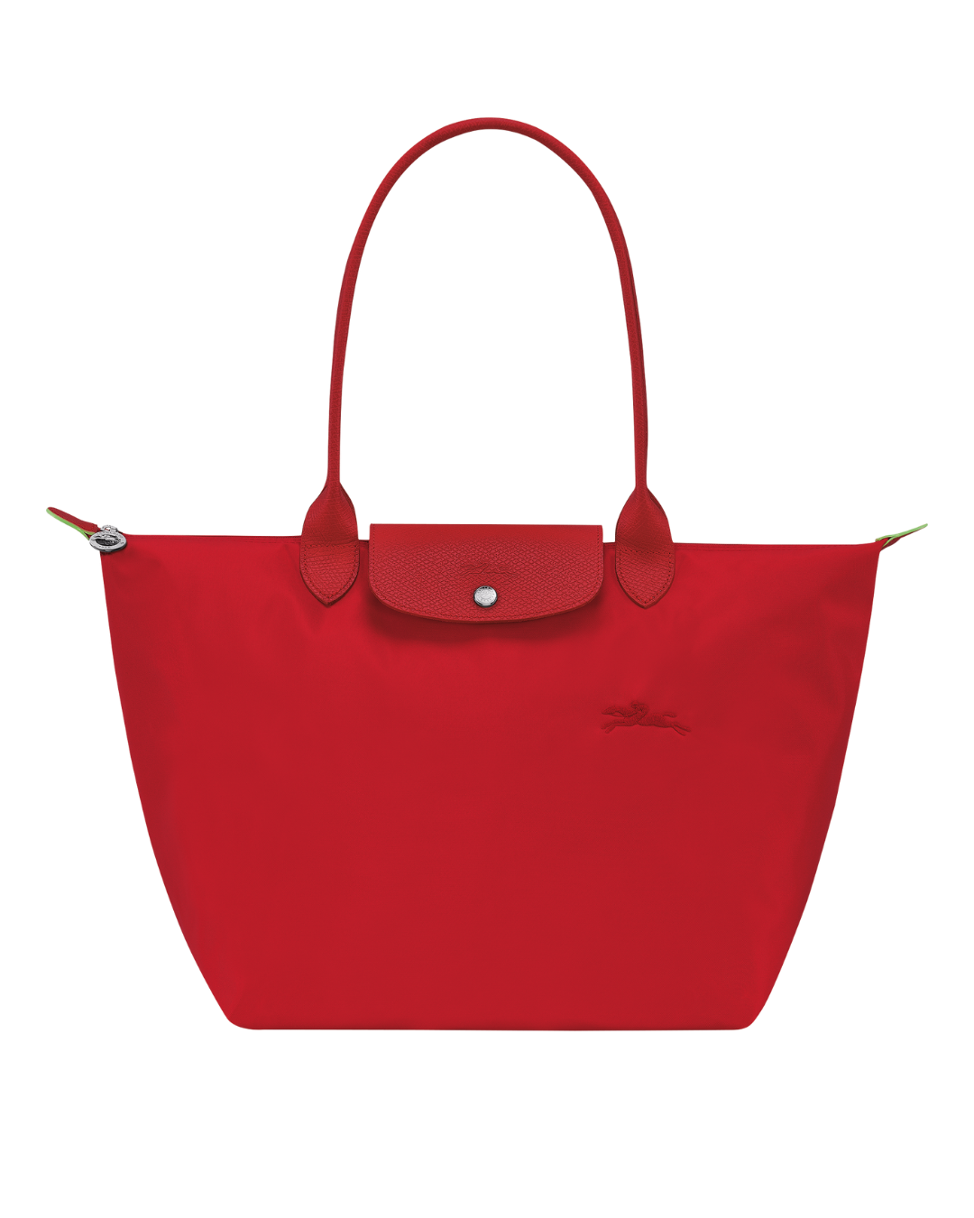 Le Pliage Green Large Tote Çanta Domates Kırmızısı