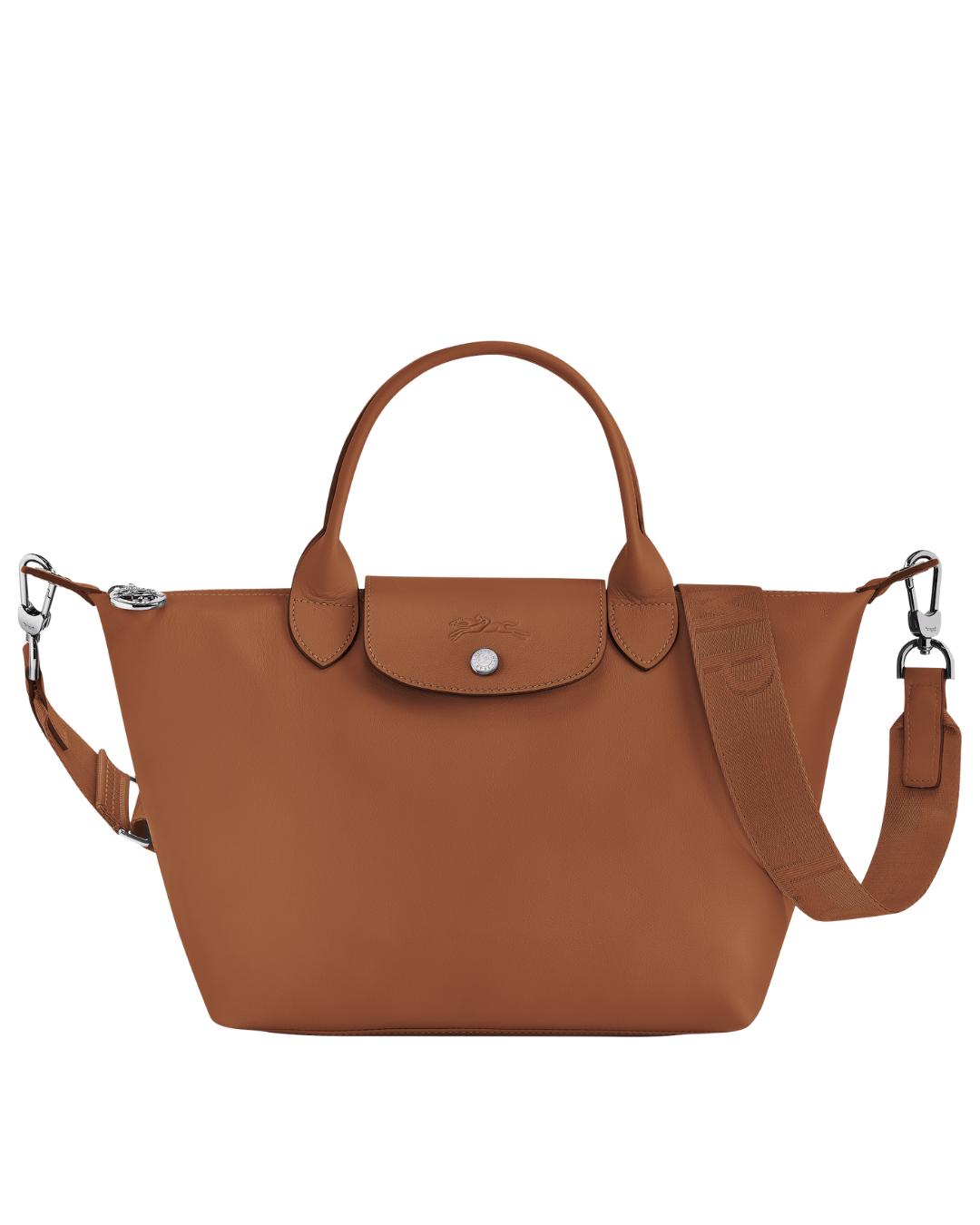 Le Pliage Xtra Small Leather Handbag Cognac