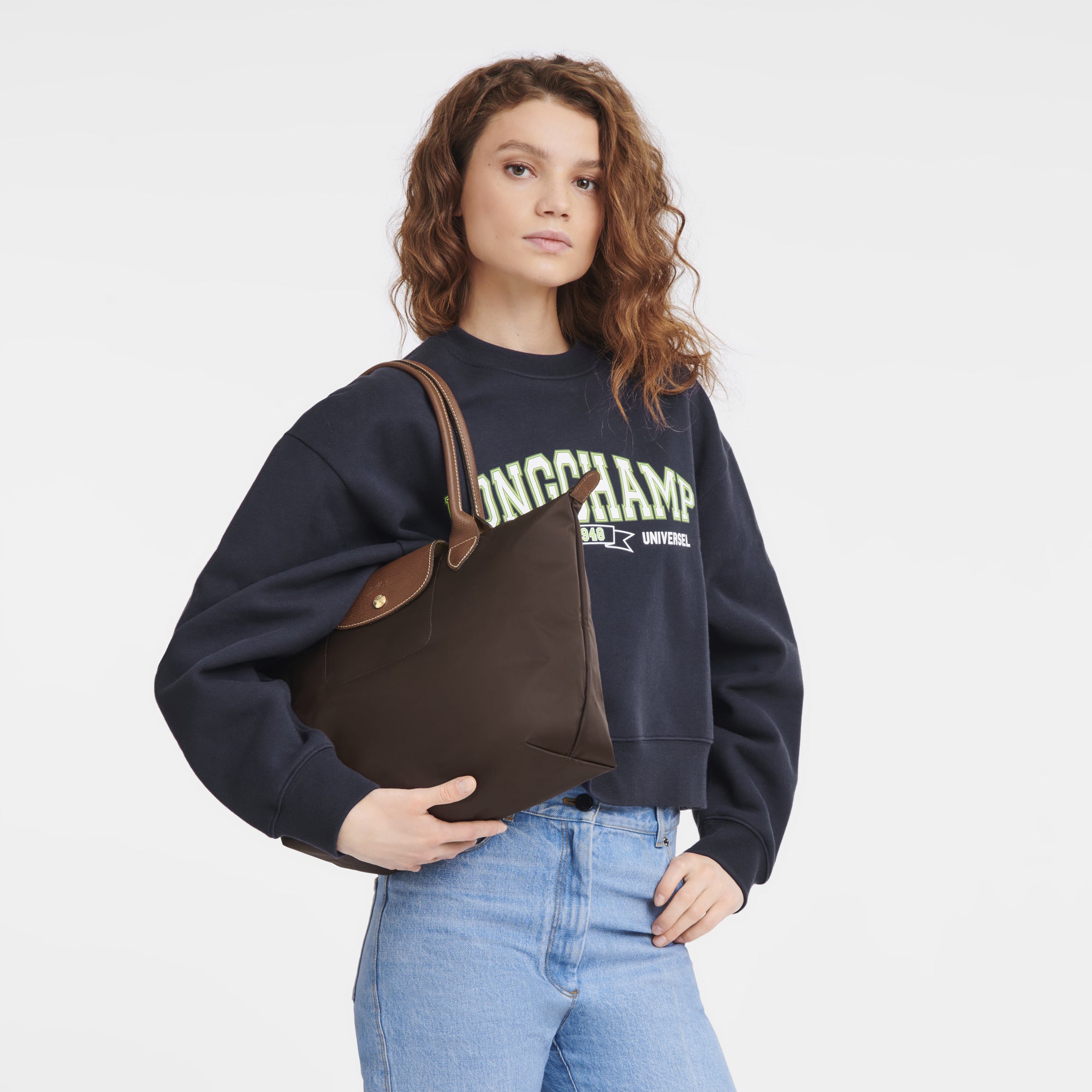 Le Pliage Original Medium Tote Çanta Abanoz