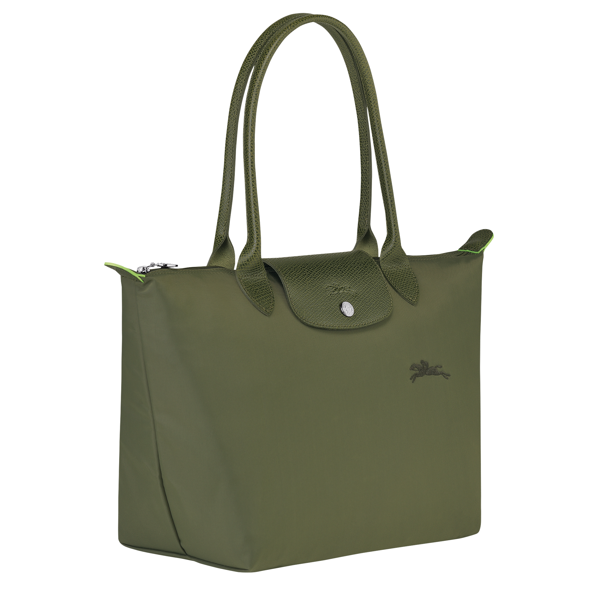 Le Pliage Green Medium Tote Çanta Orman Yeşili