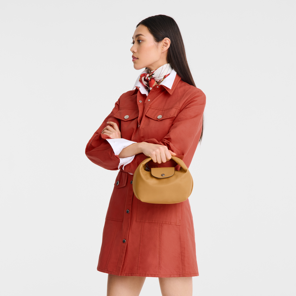 Le Pliage Xtra XS Mini Leather Handbag Honey