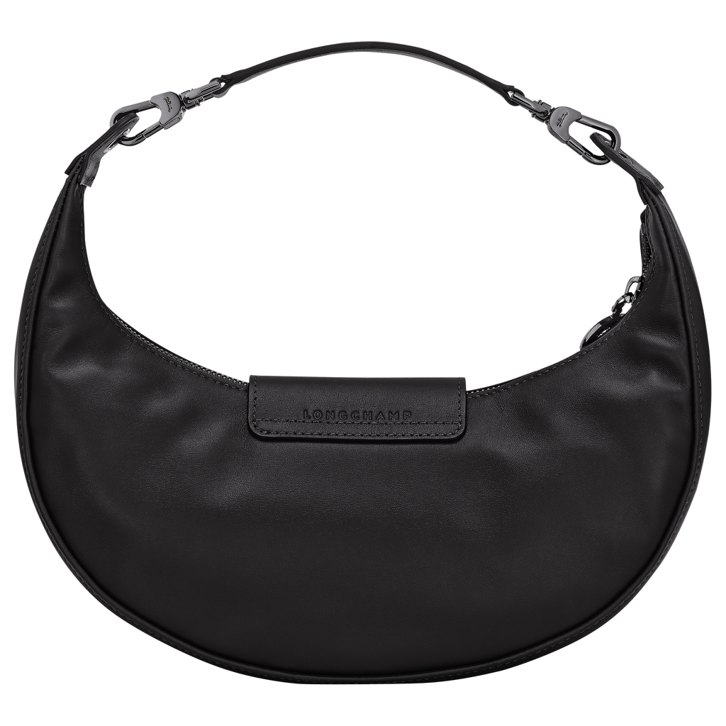 Le Pliage Xtra Small Leather Shoulder Bag Black