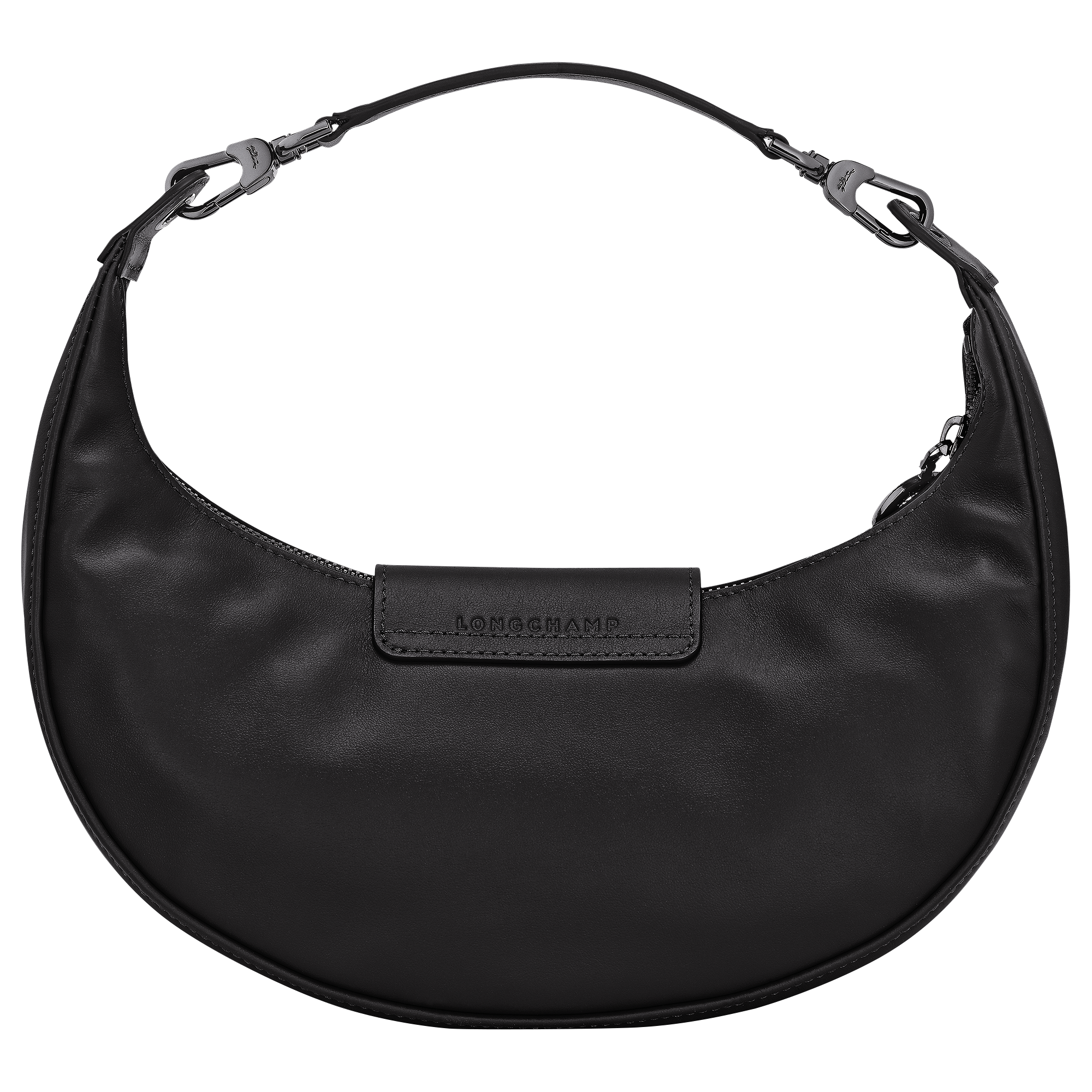 Le Pliage Xtra Small Leather Shoulder Bag Black