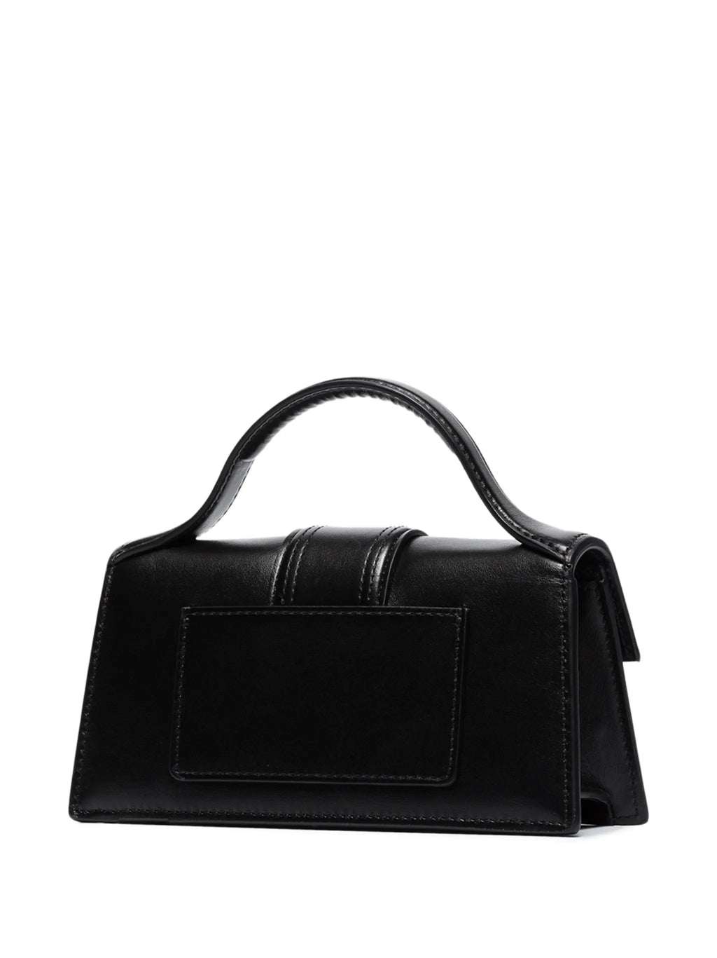 Le Bambino Shiny Leather Tote Bag Black