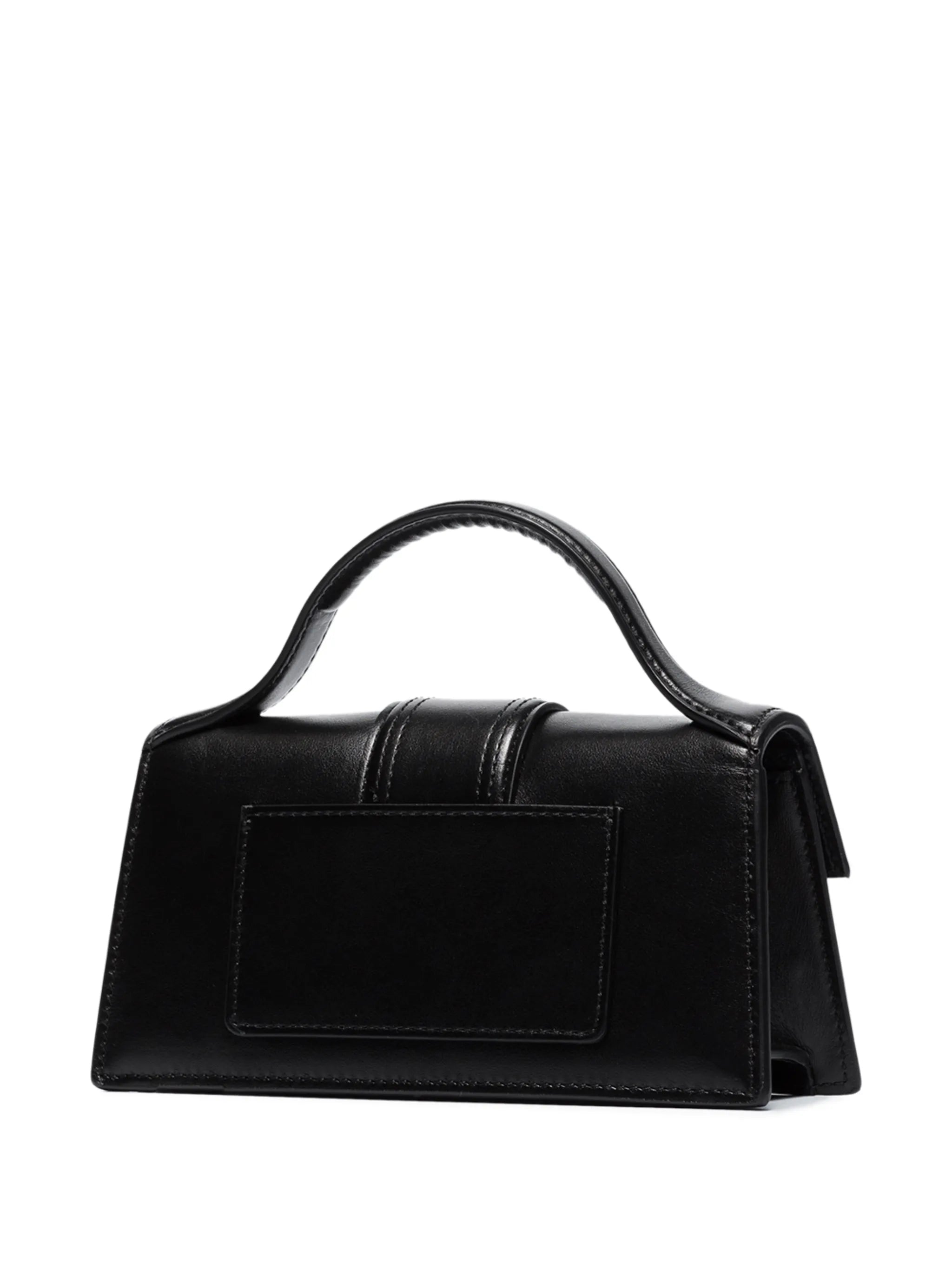 Le Bambino Shiny Leather Tote Bag Black