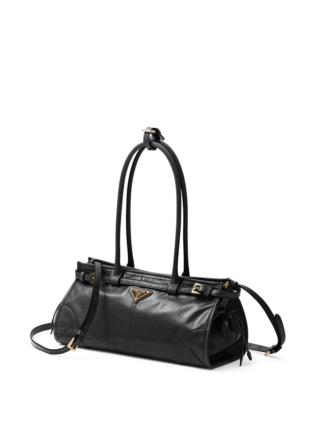 Bonnie Medium Leather Bag Black