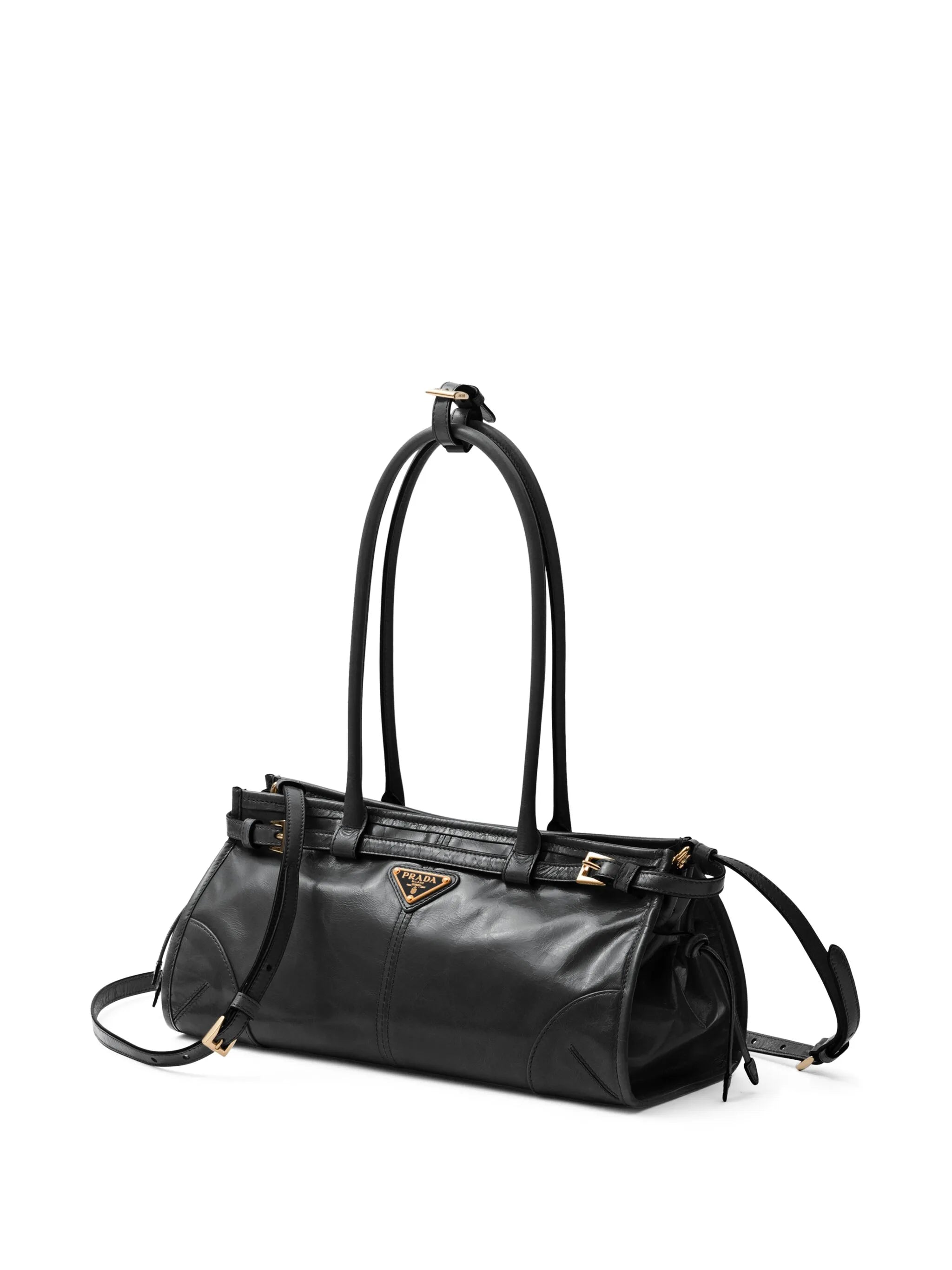 Bonnie Medium Leather Bag Black