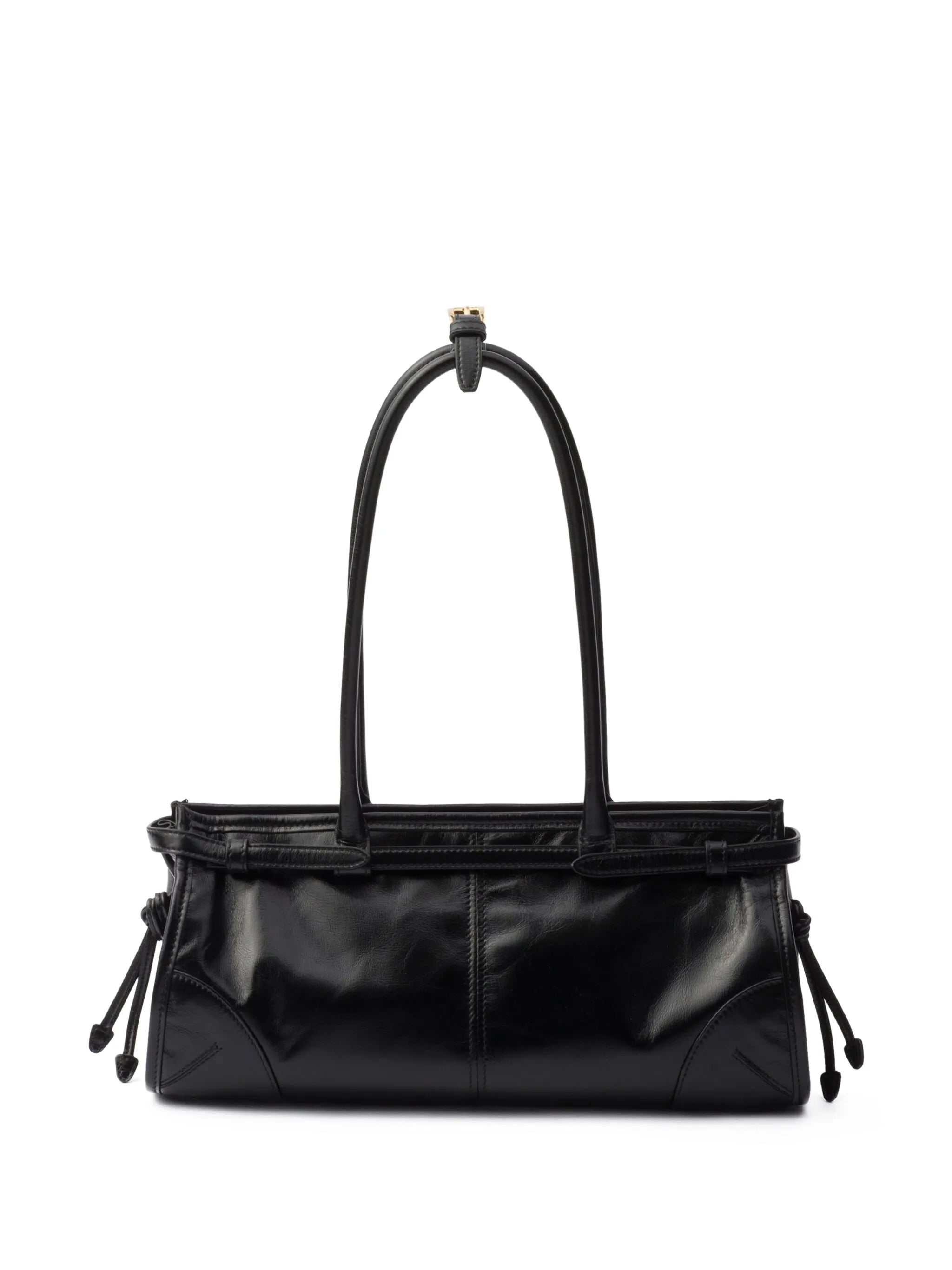 Bonnie Medium Leather Bag Black