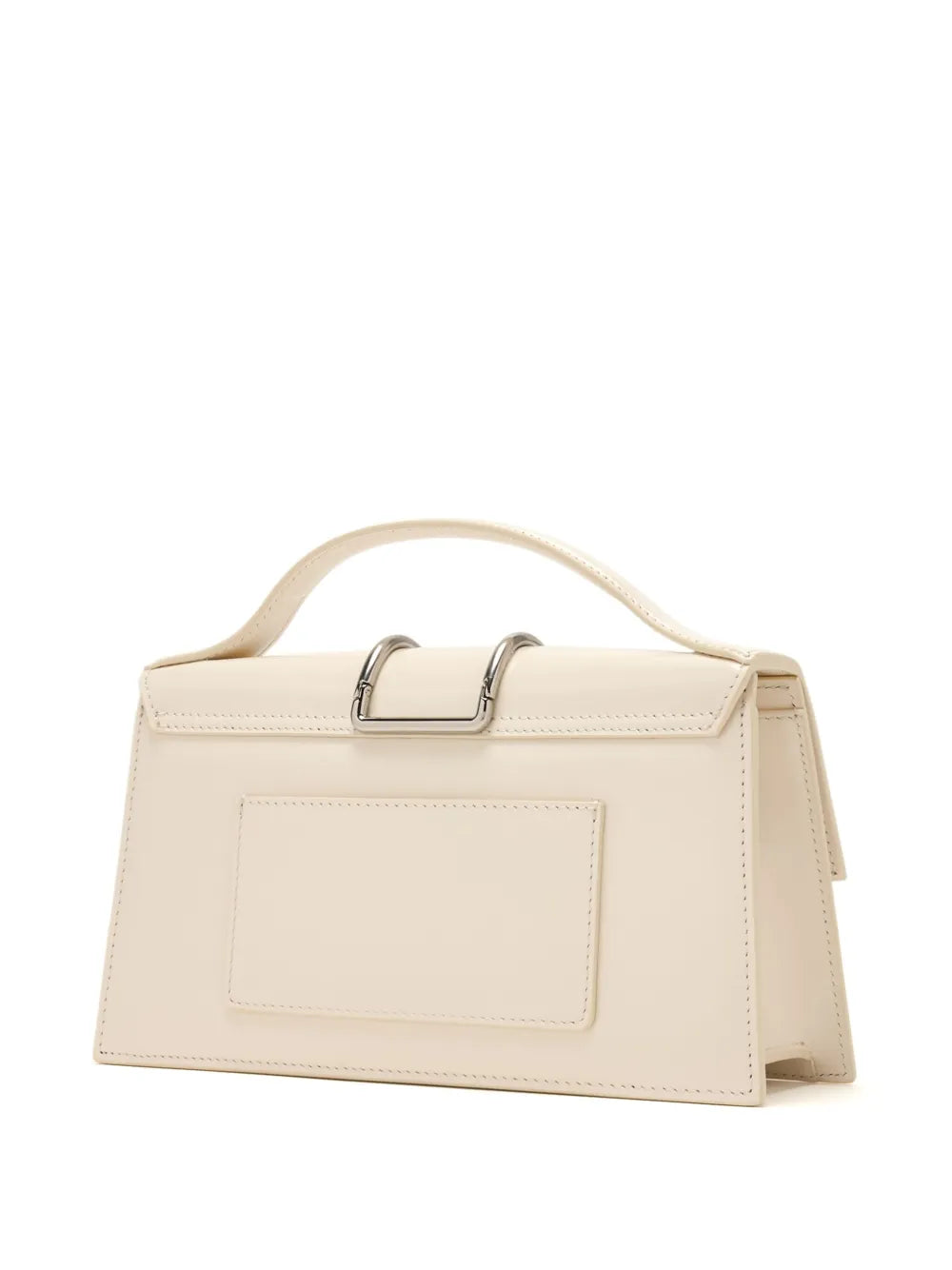 Le Grand Bambino Shiny Leather Tote Bag Off White