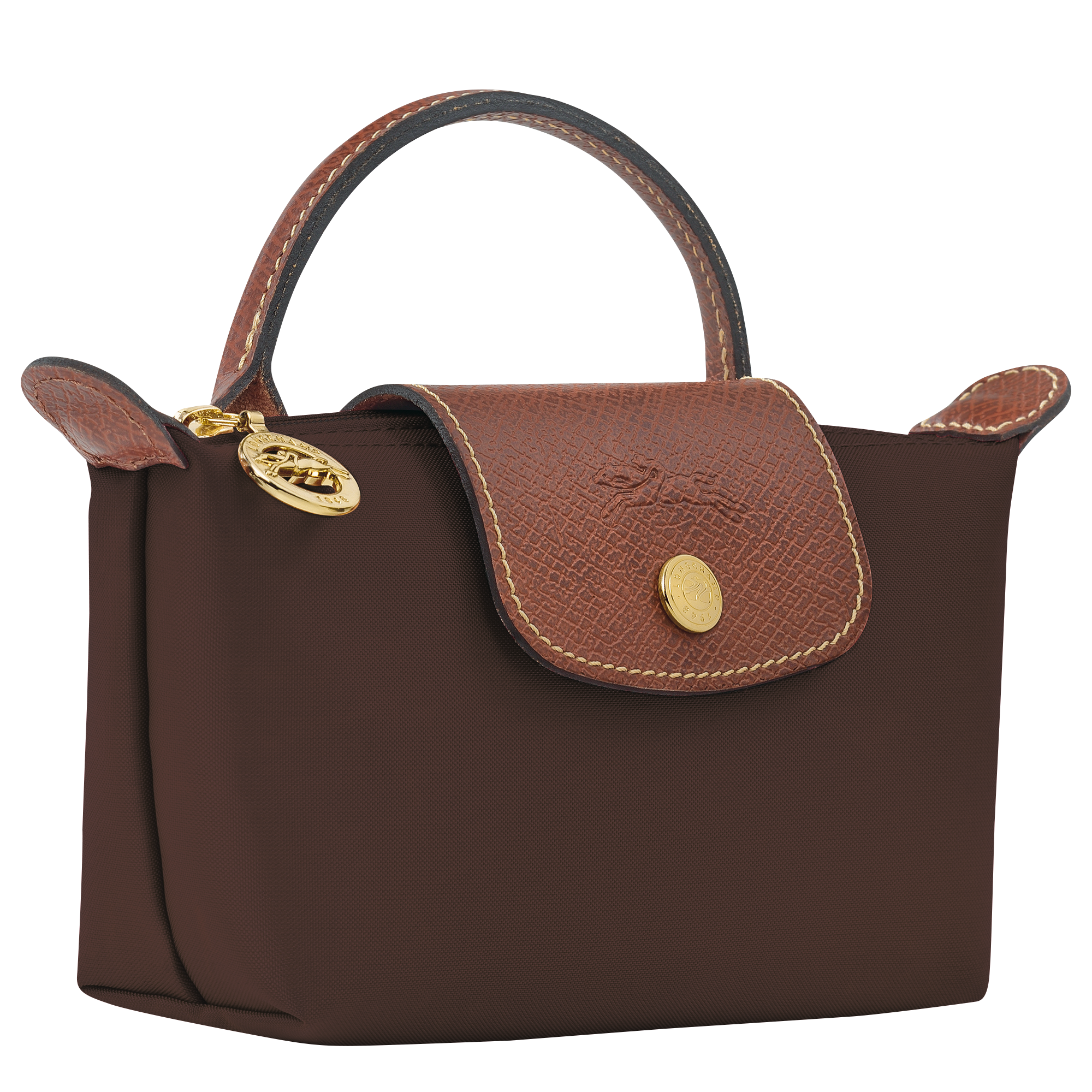 Le Pliage Original Mini El Çantası Abanoz (Çapraz Askılı)