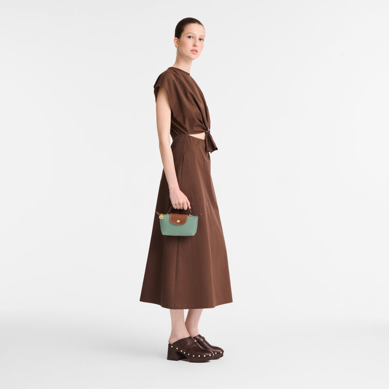 Le Pliage Original Mini Handbag Tile Green (Crossbody)