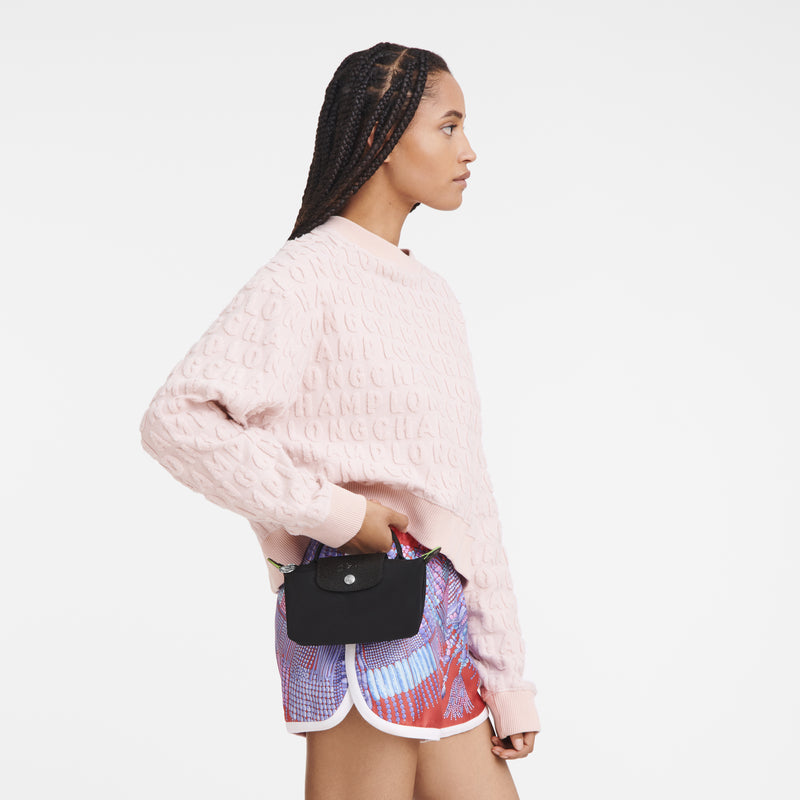 Le Pliage Green Mini Handbag Black (Crossbody)