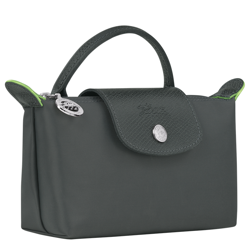 Le Pliage Green Mini El Çantası Grafit Gri (Çapraz Askılı)
