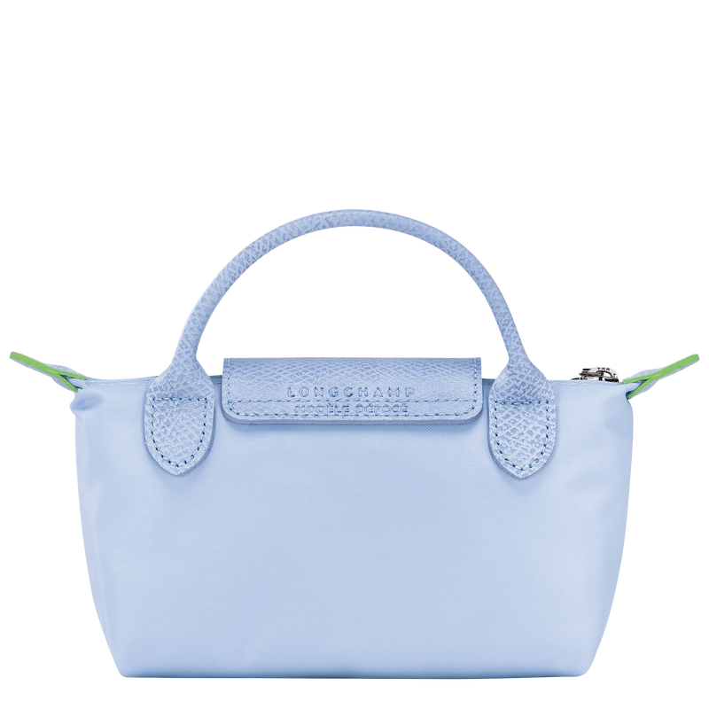 Le Pliage Green Mini El Çantası Gök Mavisi (Çapraz Askılı)
