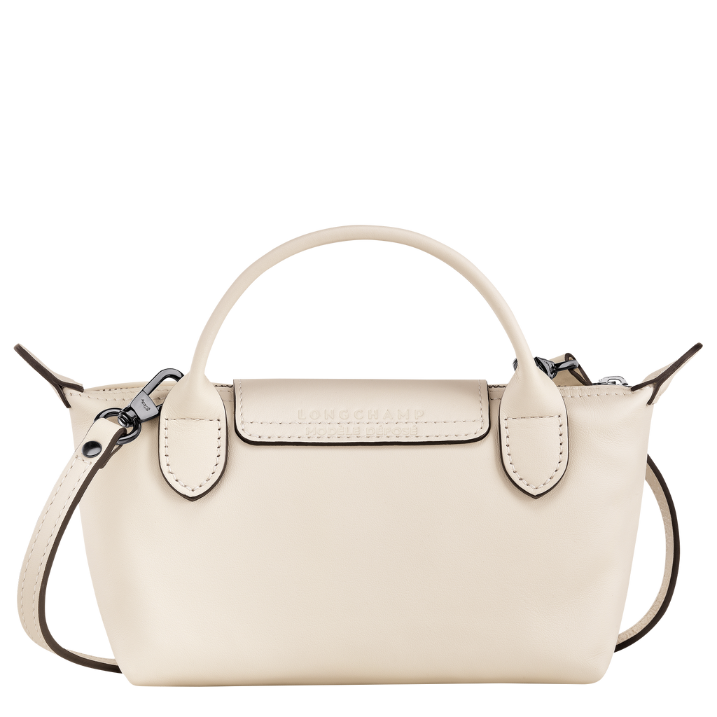 Le Pliage Xtra XS Mini Leather Handbag Ecru