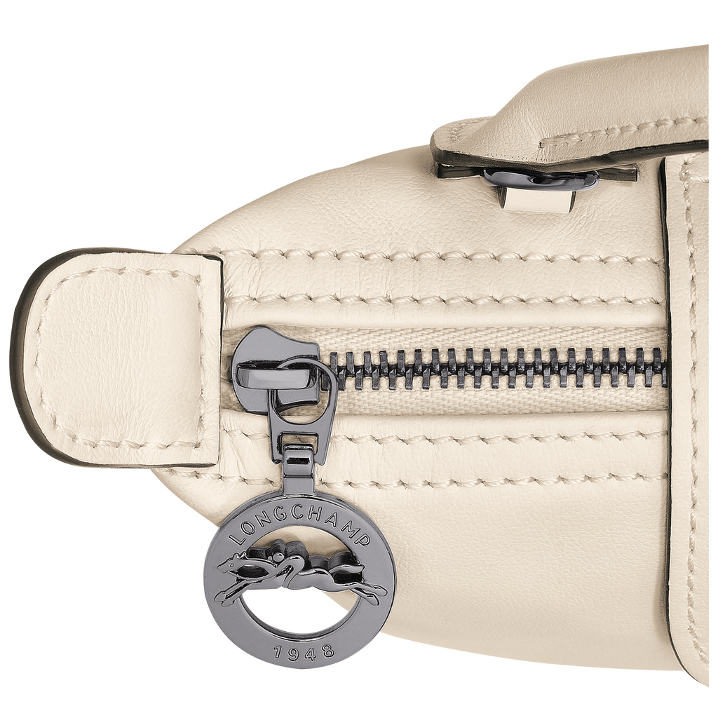 Le Pliage Xtra XS Mini Leather Handbag Ecru