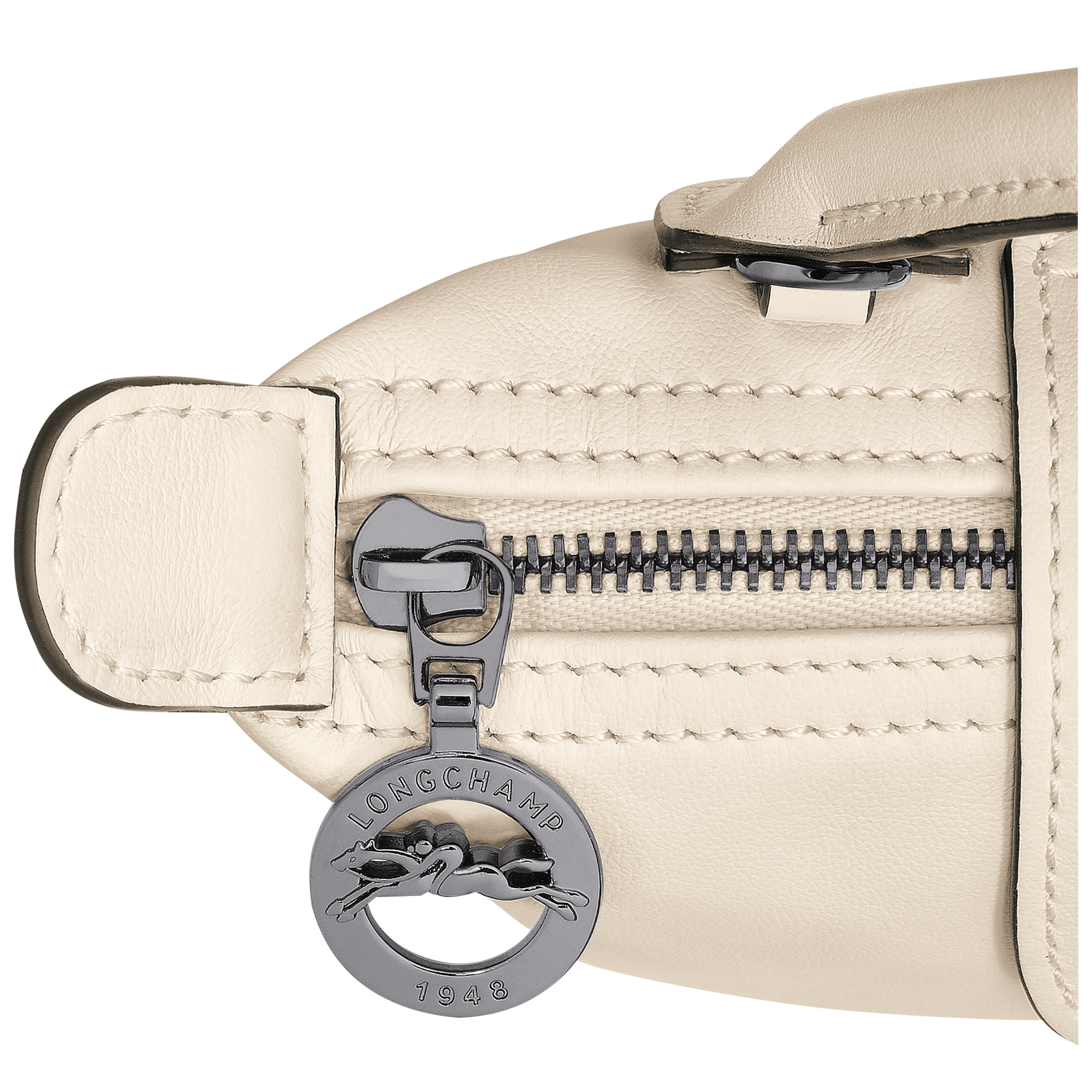 Le Pliage Xtra XS Mini Leather Handbag Ecru