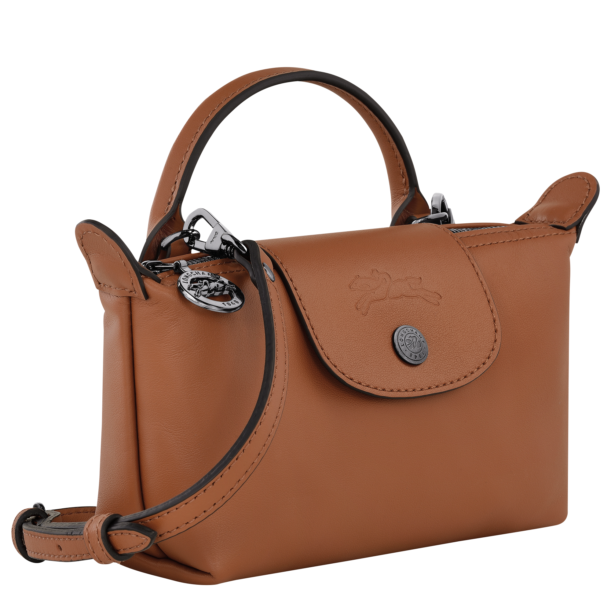 Le Pliage Xtra XS Mini Deri El Çantası Konyak