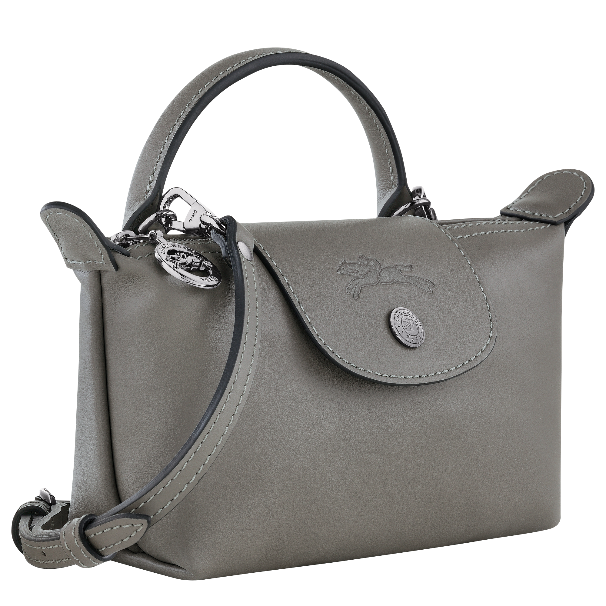 Le Pliage Xtra XS Mini Leather Handbag Sand Beige