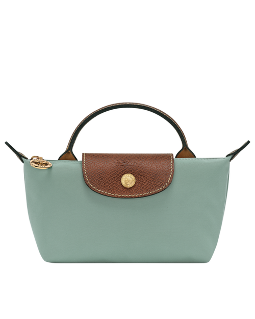 Le Pliage Original Mini El Çantası Çini Yeşili (Çapraz Askılı)