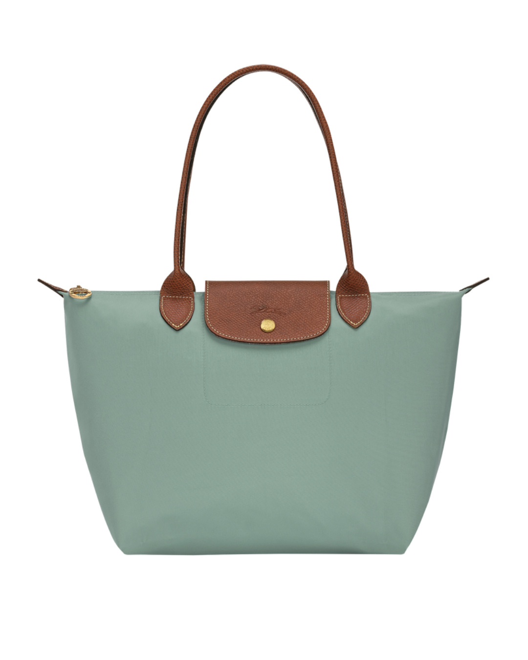 Le Pliage Original Medium Tote Bag Tile Green
