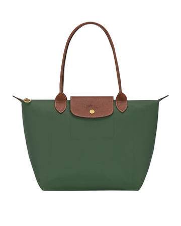 Le Pliage Original Medium Tote Bag British Green