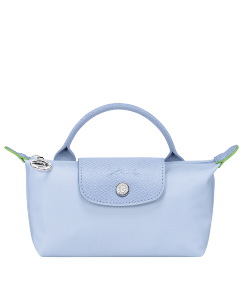 Le Pliage Green Mini El Çantası Gök Mavisi (Çapraz Askılı)