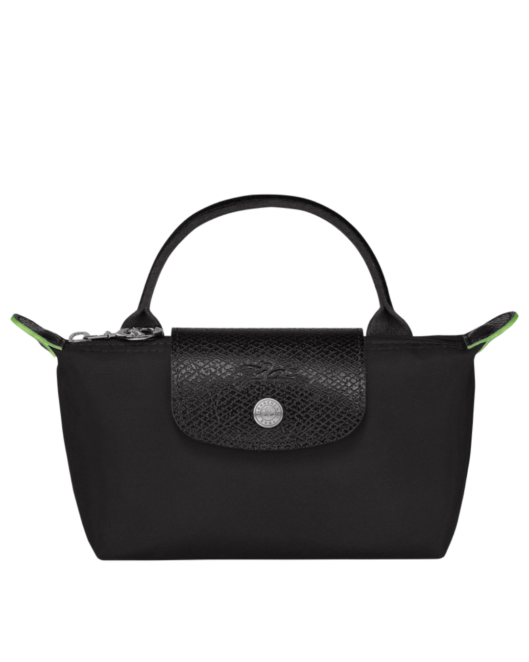 Le Pliage Green Mini El Çantası Siyah (Çapraz Askılı)