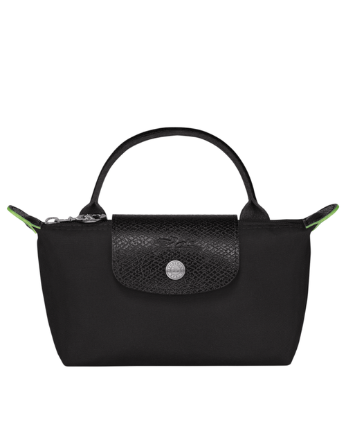 Le Pliage Green Mini El Çantası Siyah (Çapraz Askılı)