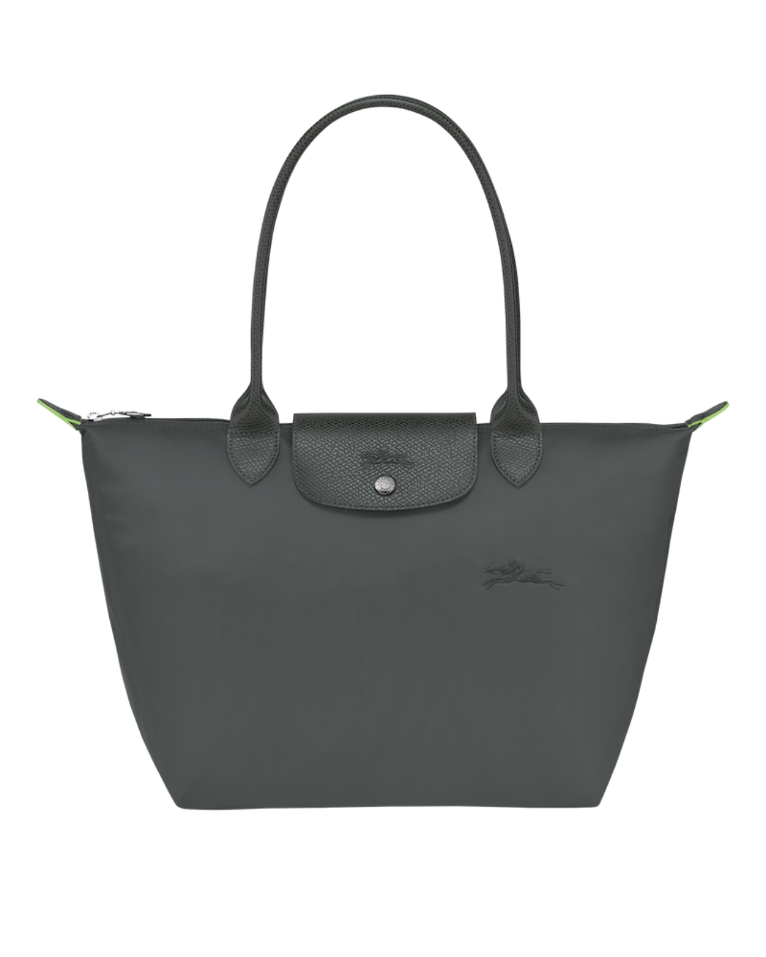 Le Pliage Green Medium Tote Çanta Grafit Gri