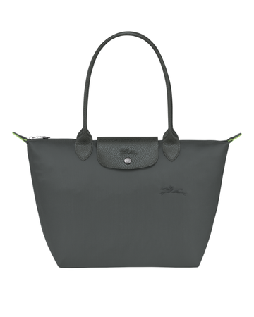 Le Pliage Green Medium Tote Bag Graphite Gray