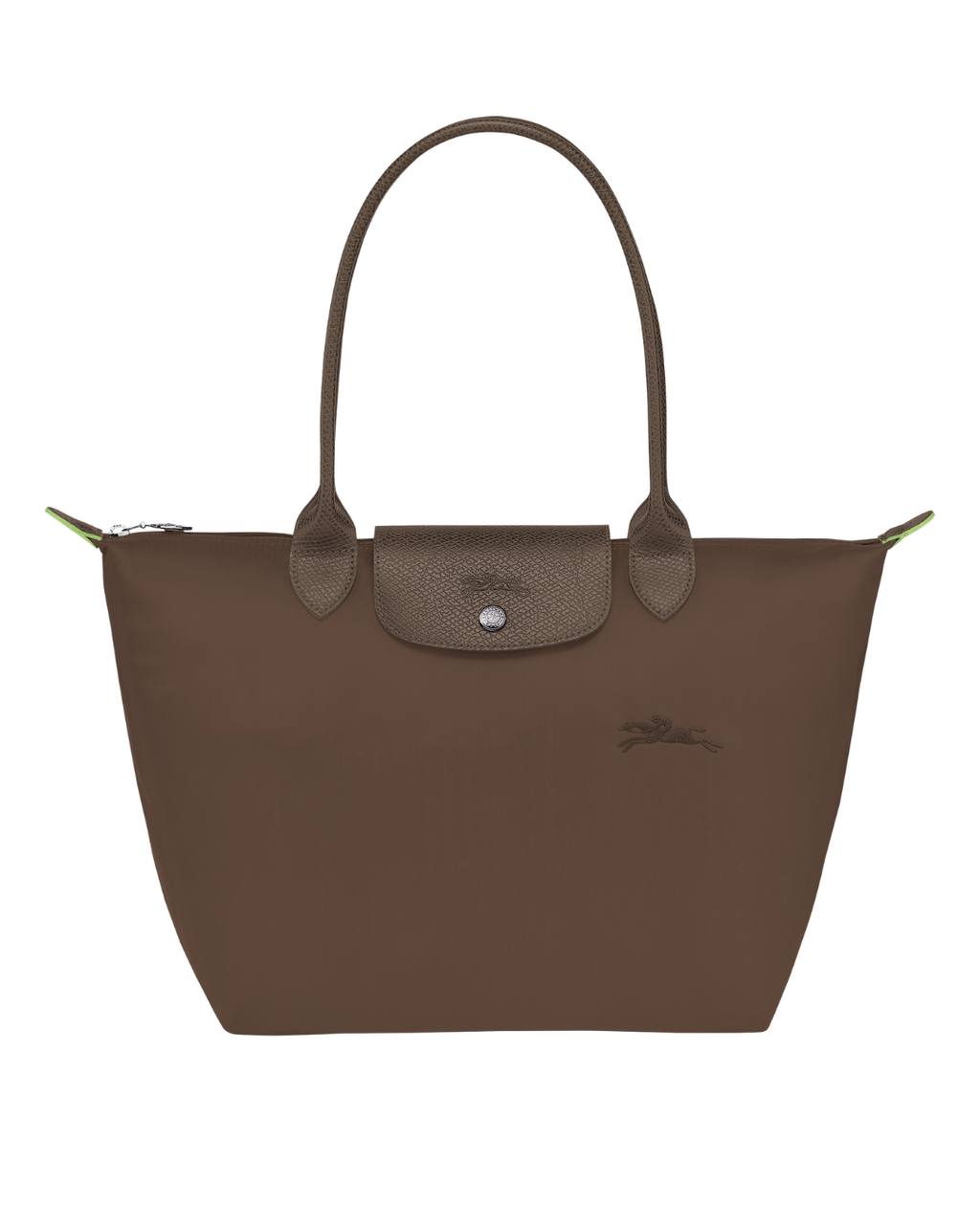 Le Pliage Green Medium Tote Bag Terracotta