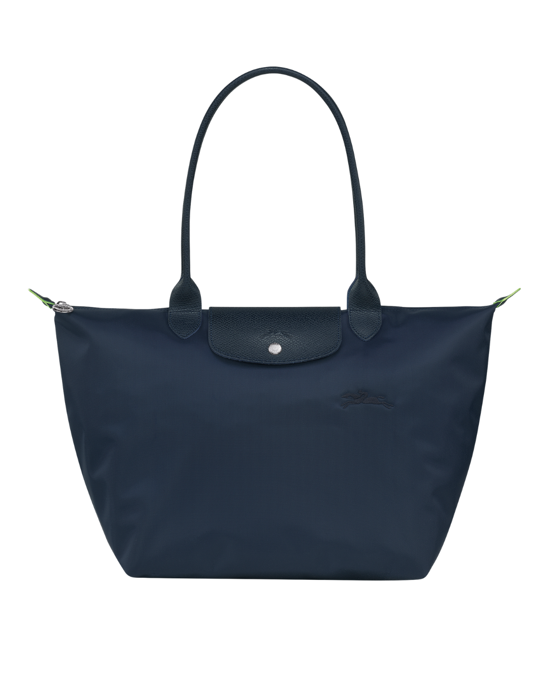 Le Pliage Green Large Tote Bag Navy Blue
