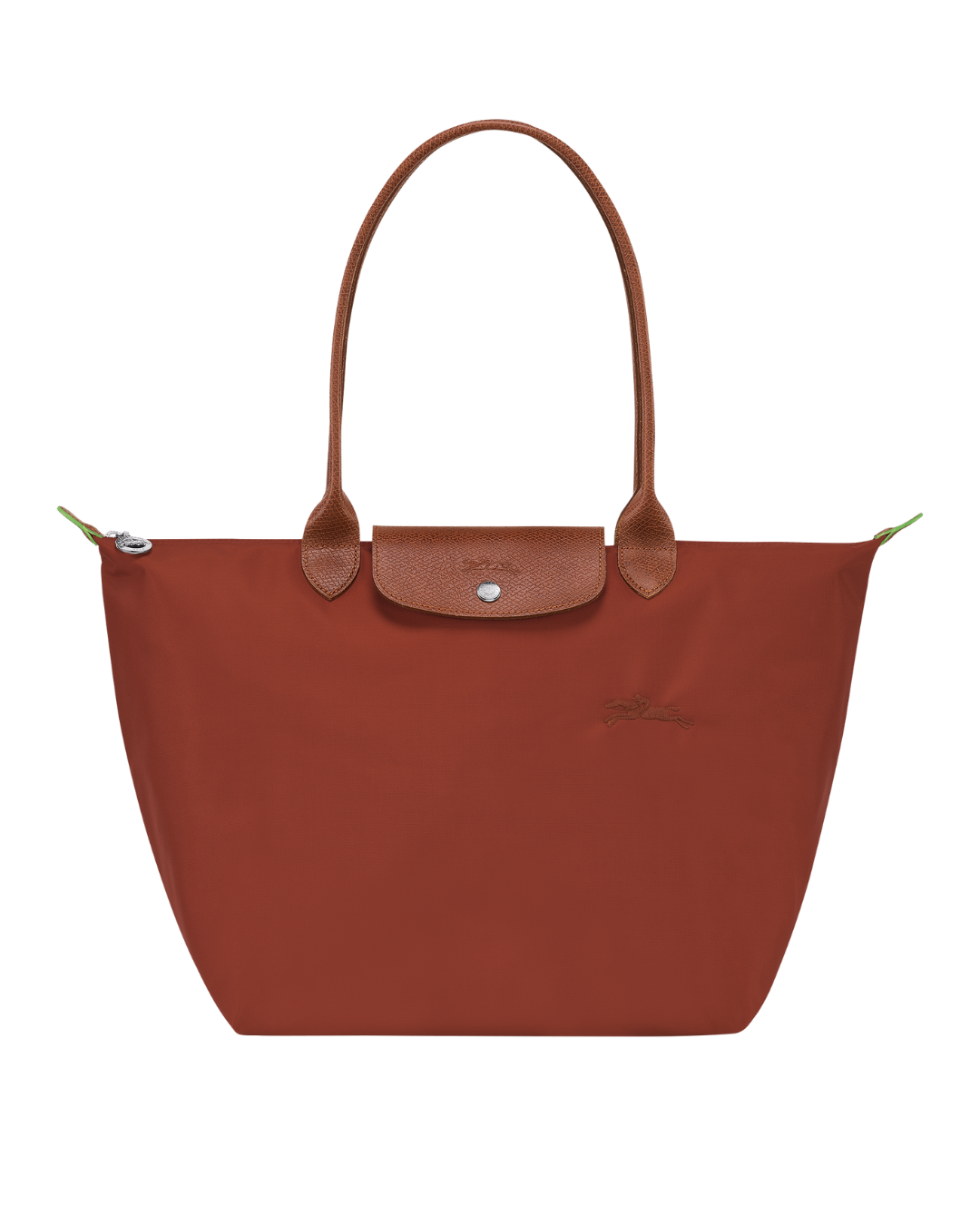 Le Pliage Green Large Tote Bag Chestnut
