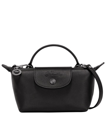 Le Pliage Xtra XS Mini Deri El Çantası Siyah