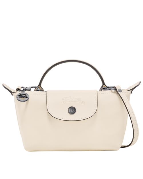 Le Pliage Xtra XS Mini Deri El Çantası Ekru