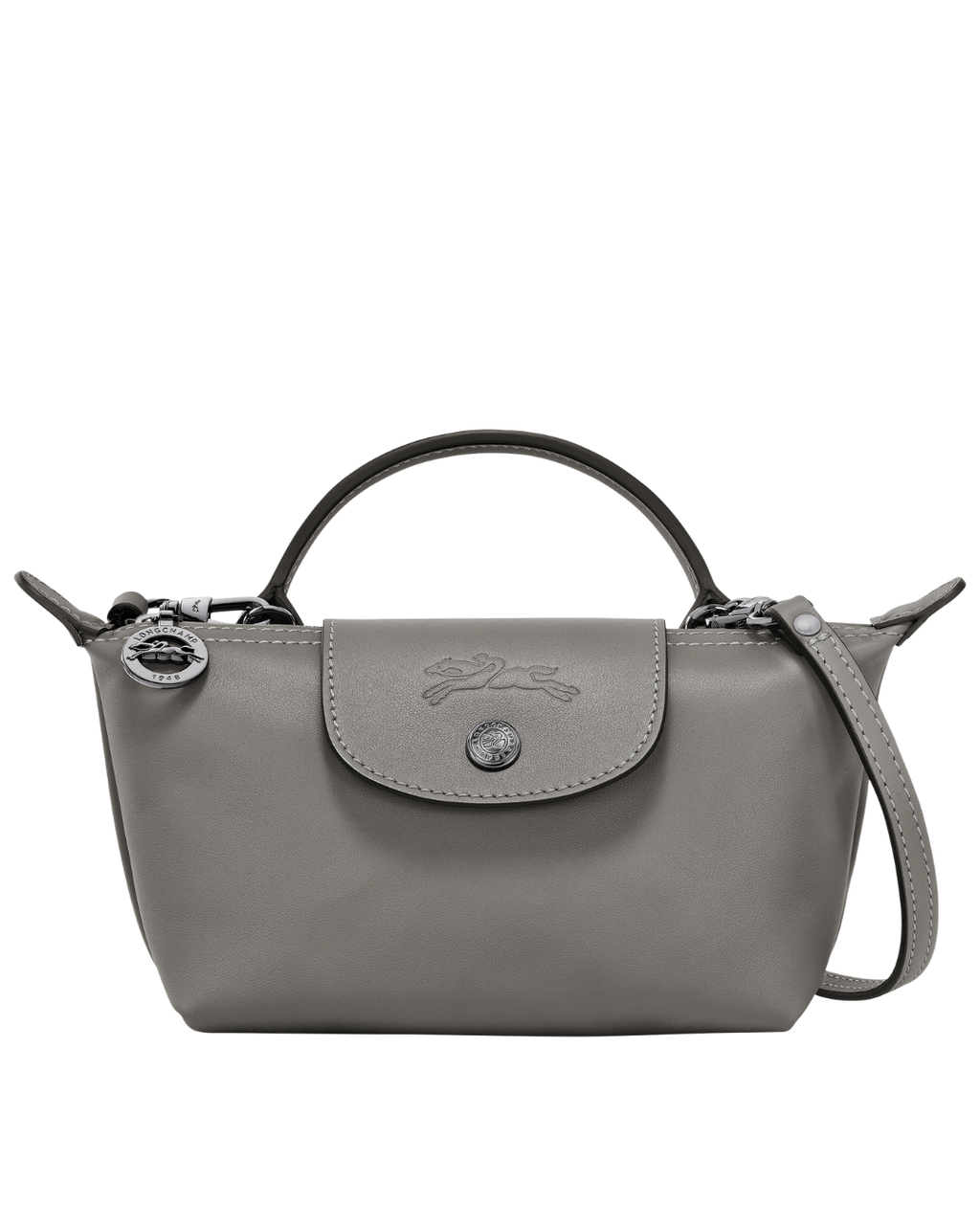 Le Pliage Xtra XS Mini Leather Handbag Sand Beige