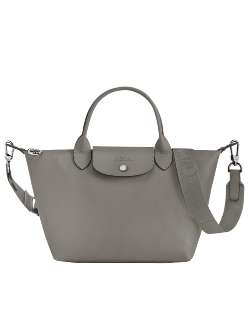 Le Pliage Xtra Small Leather Handbag Sand Beige