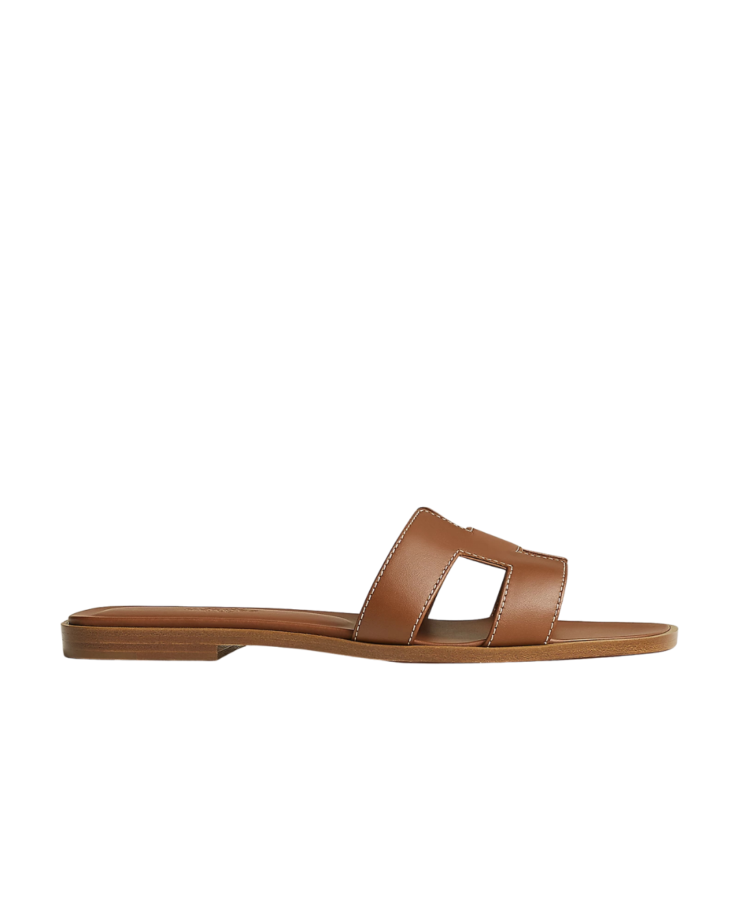 Oran Leather Slippers Tan