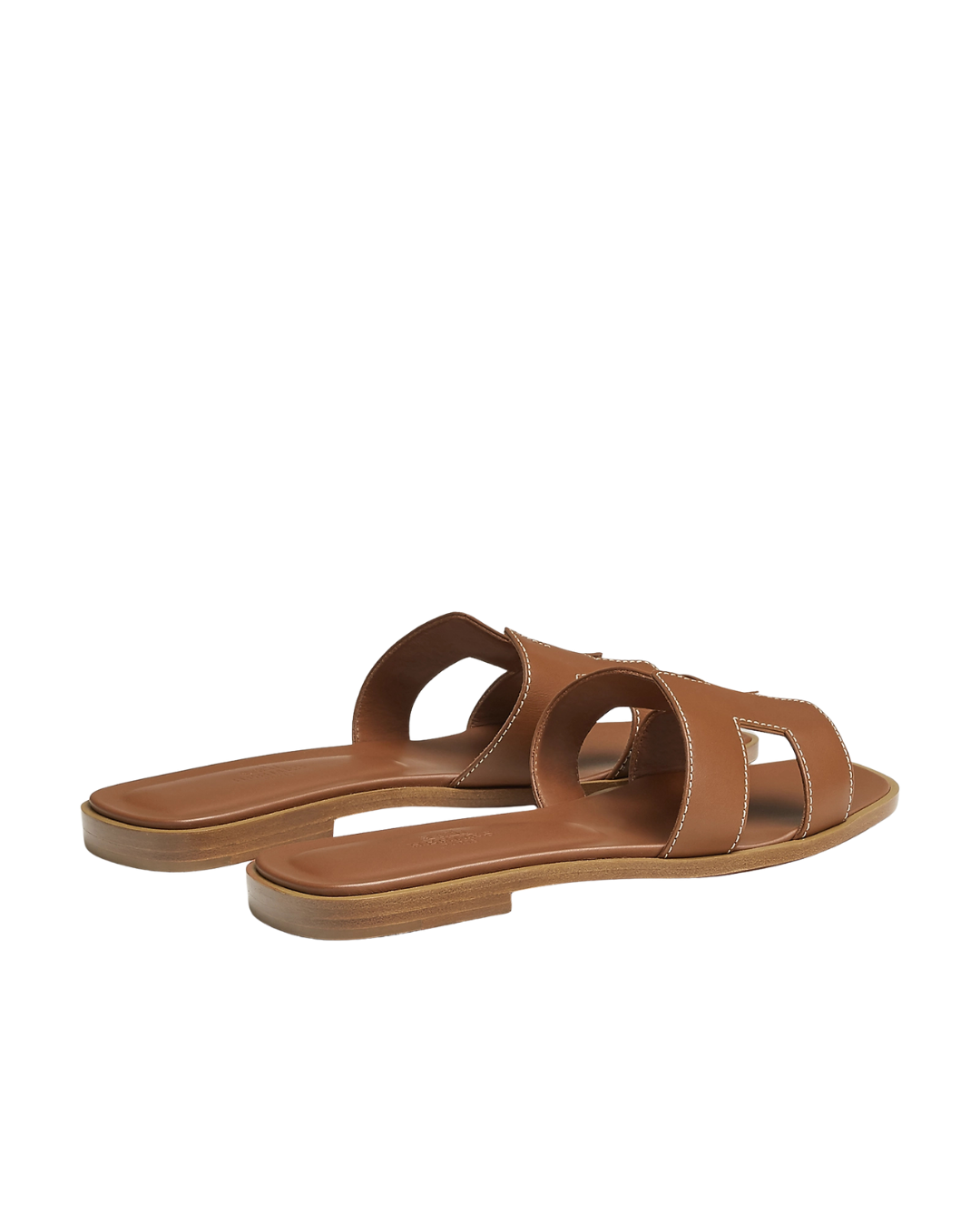 Oran Leather Slippers Tan