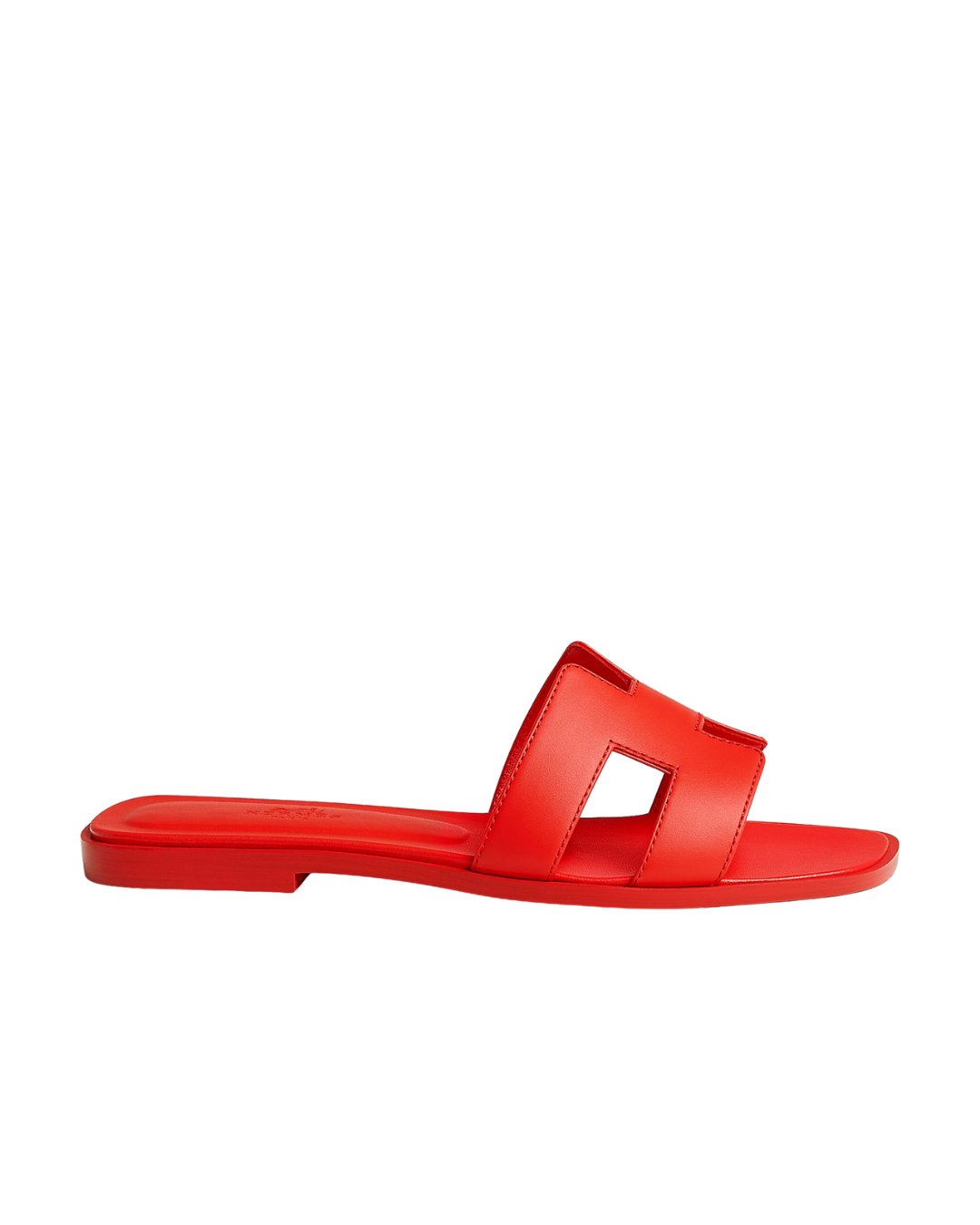 Oran Leather Slippers Grenadine Red