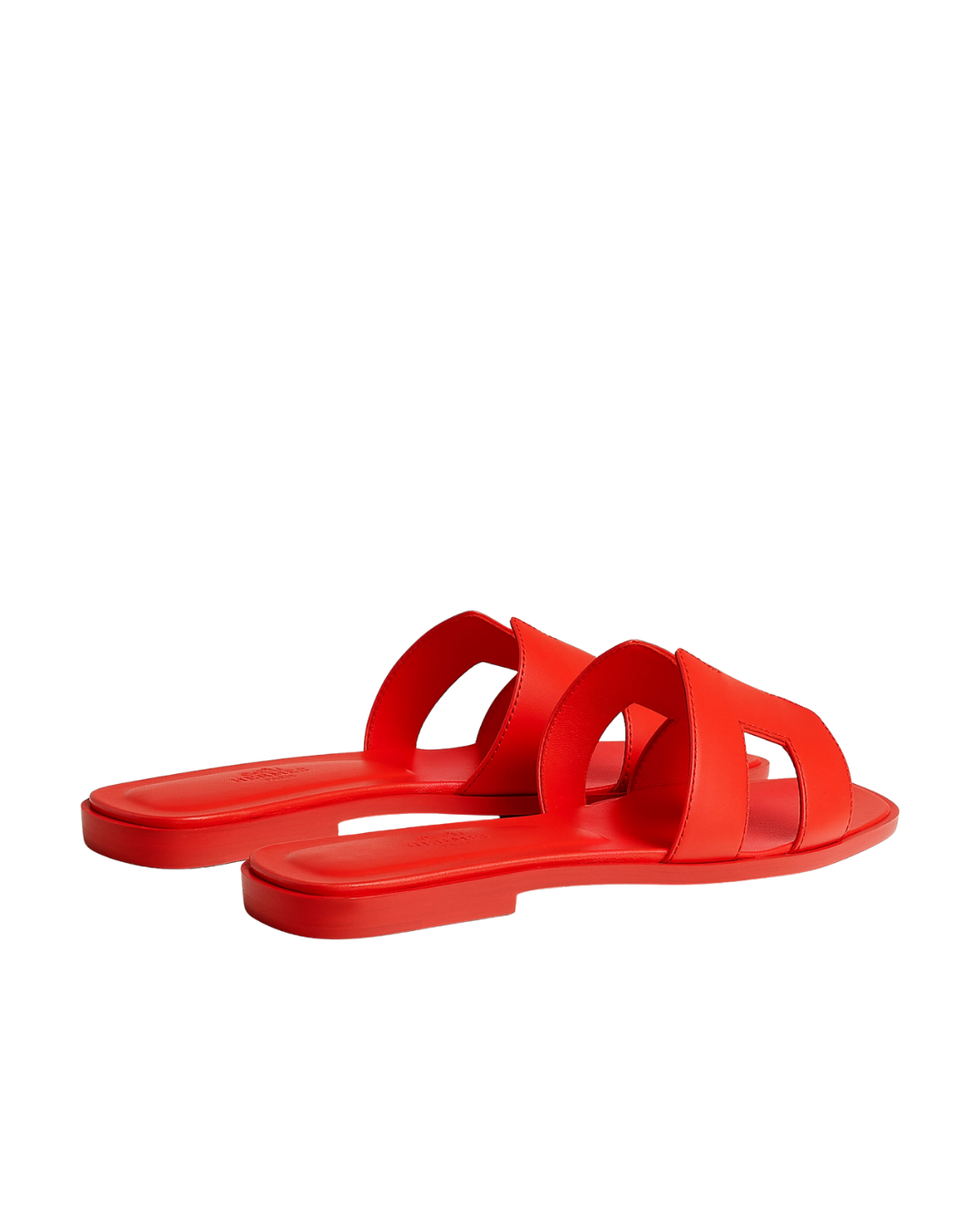 Oran Leather Slippers Grenadine Red