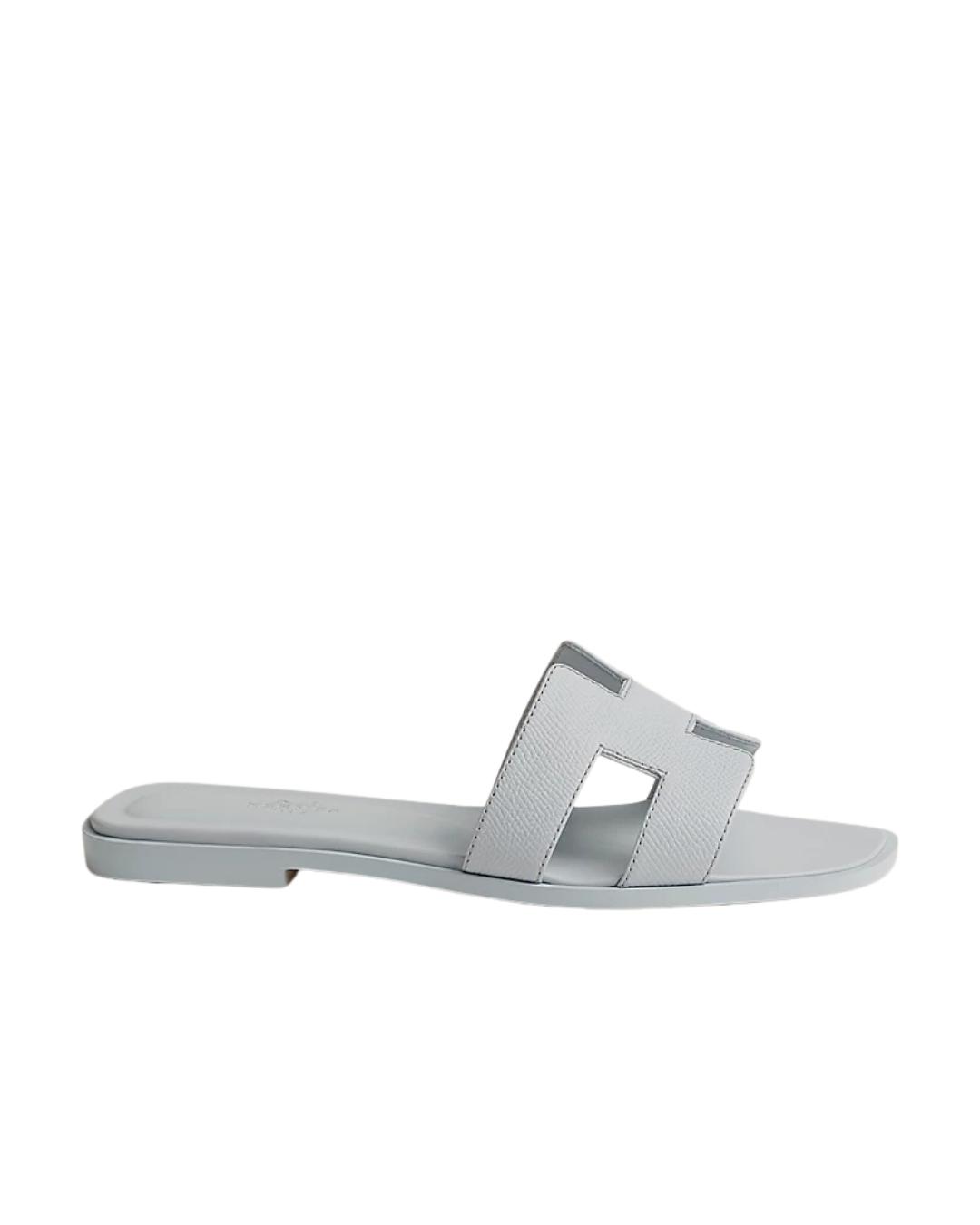 Oran Leather Slippers Glacier Blue