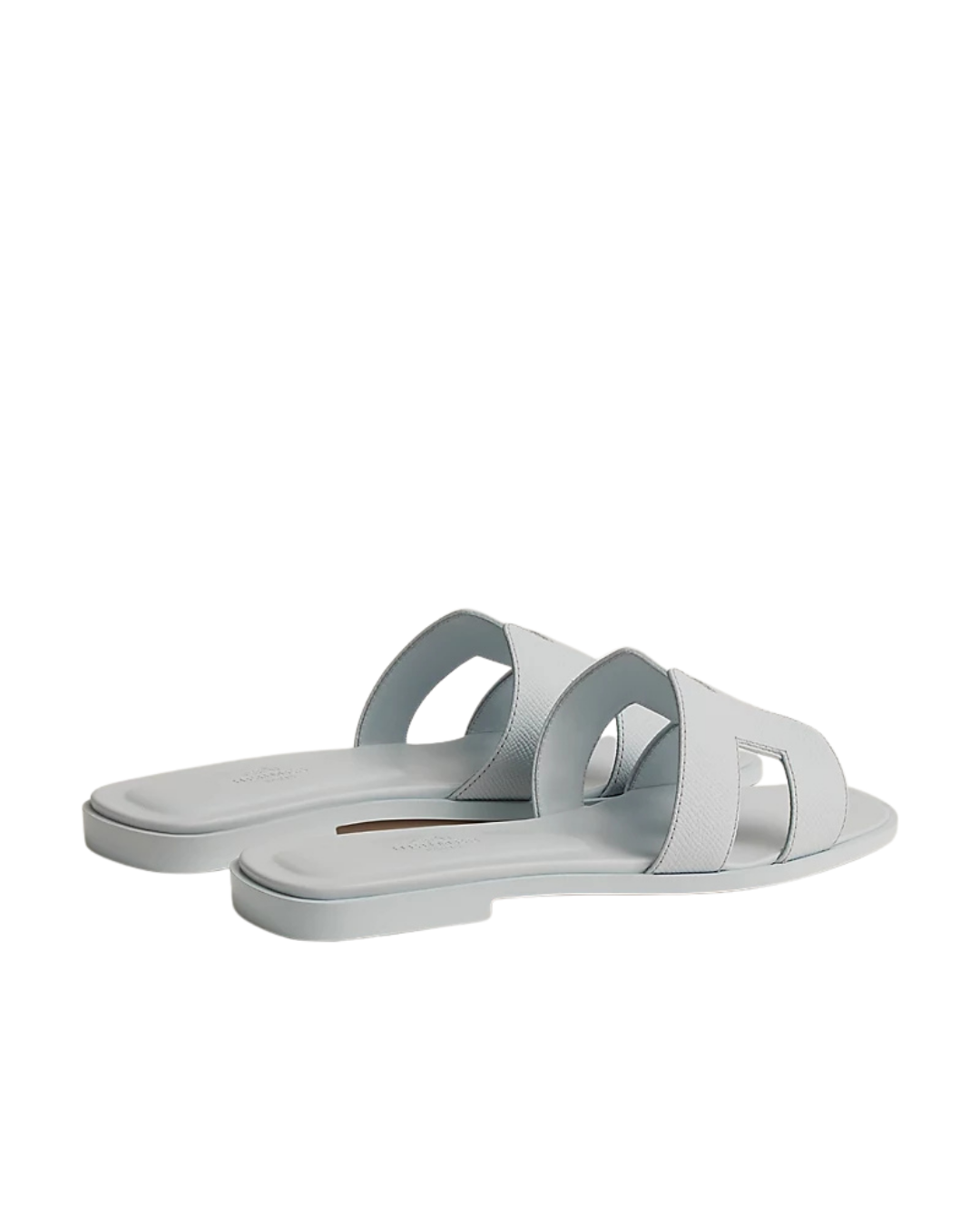 Oran Leather Slippers Glacier Blue