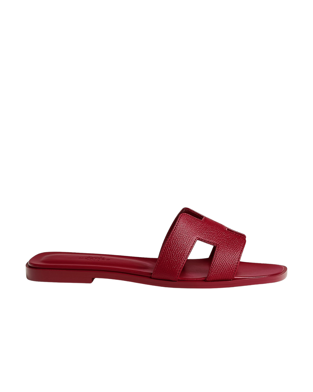 Oran Leather Slippers Raspberry Pink