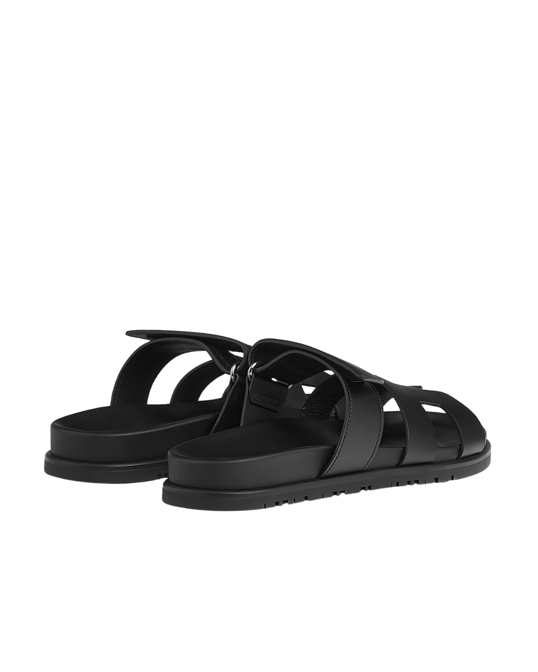 Chypre Leather Slippers Black
