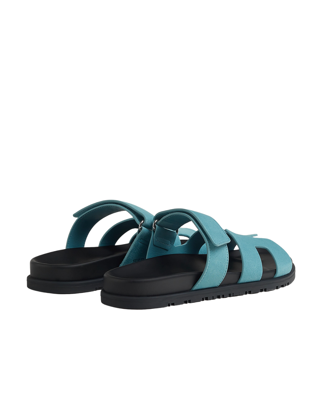 Chypre Leather Slippers Mineral Blue