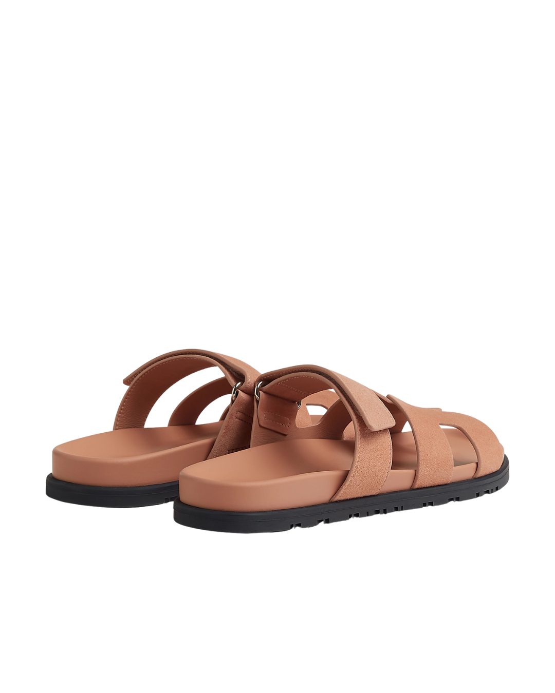 Chypre Leather Slippers Peach/Beige