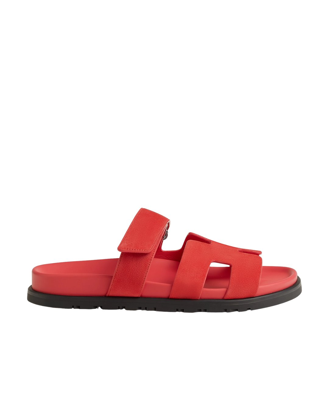 Chypre Leather Slippers Vivid Coral Pink